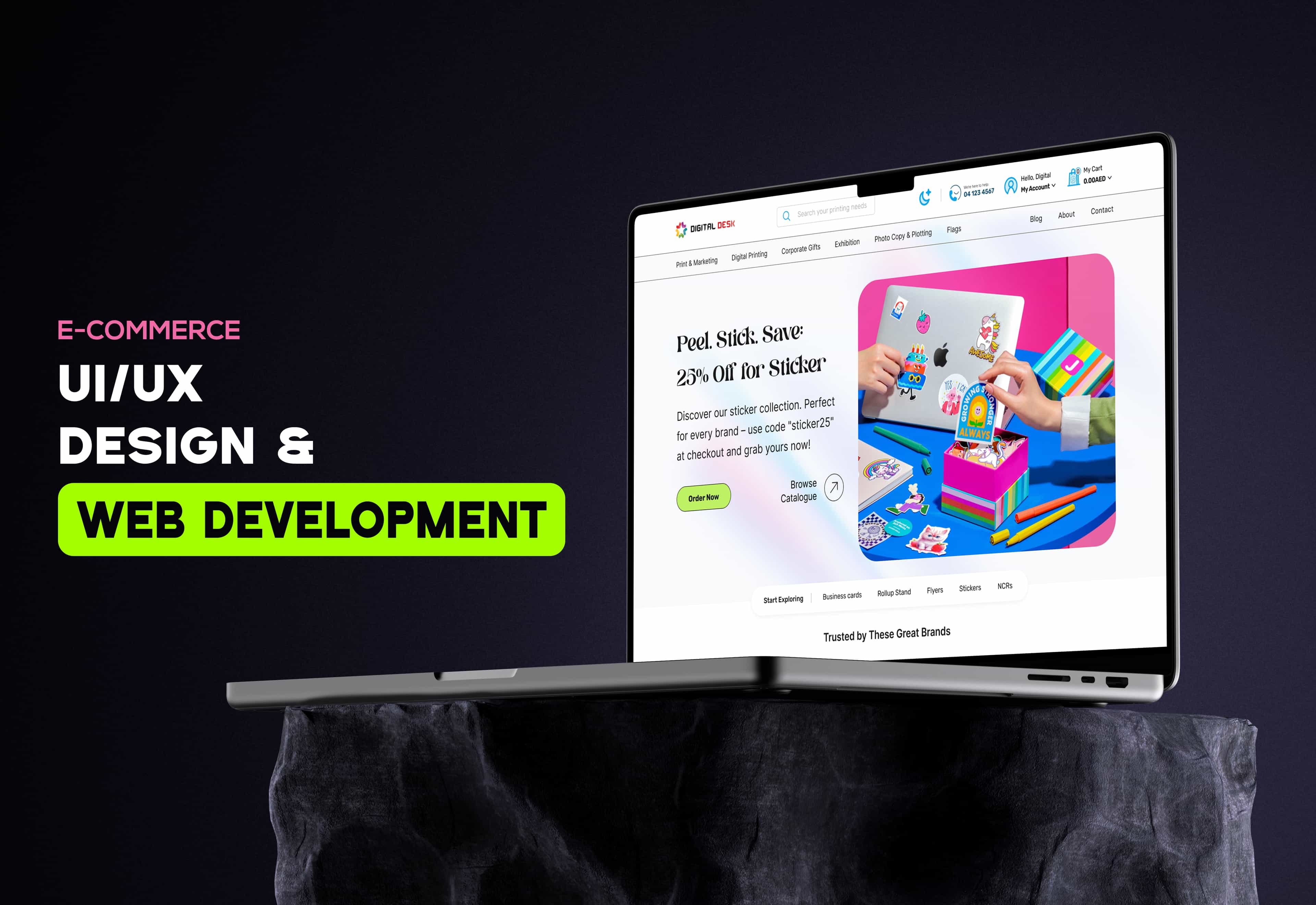 A Fresh Take on E-Commerce Design for DigitalDesk