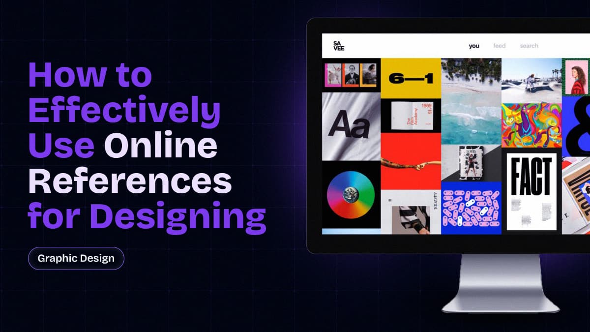 Using online references for designing involves drawing inspiration, not copying, by analyzing design elements on platforms like Dribbble and Behance. Create mood boards to organize ideas, adapt them uniquely, and always credit original creators. This fosters both creativity and ethical practices in design.